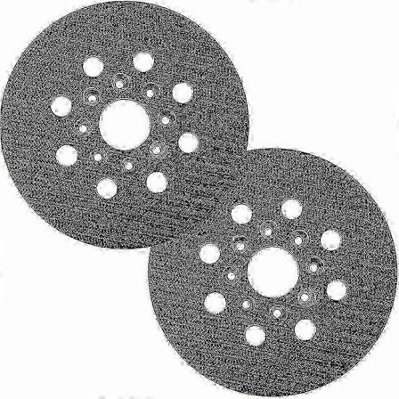 Ersättningsrondeller för Bosch PEX 220 A - 2-delars slipset med kardborre