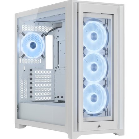 Corsair iCUE 5000X QL Edition RGB Smart Case Tempered Glass, Mid-Tower
