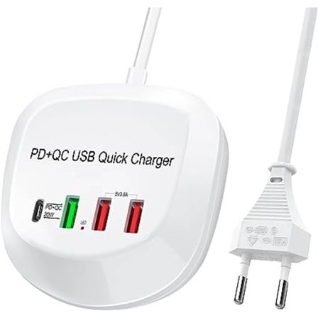 USB C Snabbladdare, USB PD QC 3.0 Laddare till Snabbladdare
