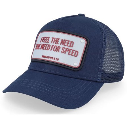 John Hatter & Co - Blå trucker Keps - Rubber- Need For Speed Trucker @ Hatstore