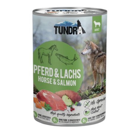 Tundra Hest og Laks Våtfôr 6x400g