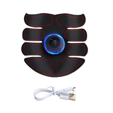 Ny elektronisk massageapparat med intelligent EMS muskelstimulator 1 st. Träning Hela Kroppen Formning Bantning Midja Elektrisk Utrustning~04816