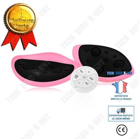 Brystmassagemaskine - TD - Trådløs elektrisk - Graphen opvarmning - Vandtæt - Lyserød