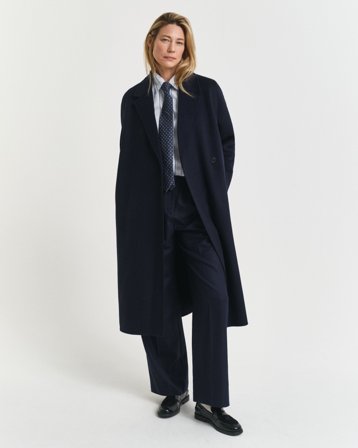 GANT Damen Handgenähter Mantel mit Gürtel (L)
