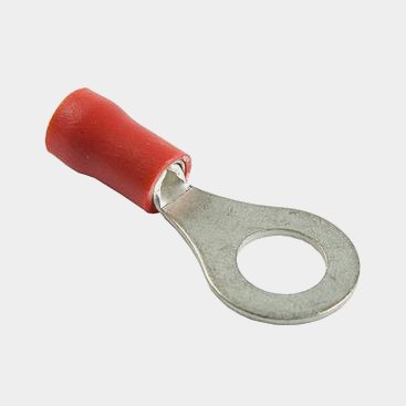 Ringkabelsko 10,5mm röd 100 pack