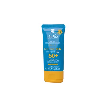 Bionike Defence Sun Crema viso Mat SPF50+ 50ml - Solare viso alta prot.