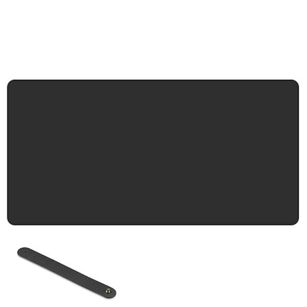 Utvidet musematte og skrivebordsmatte for bruk med bærbar PC og tastatur, som gir god plass for komfort