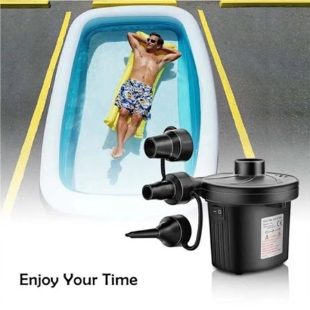 Kannettava sähköpumppu TD 3 suihkusuuttimella, monitoiminen retkeilyyn [D]