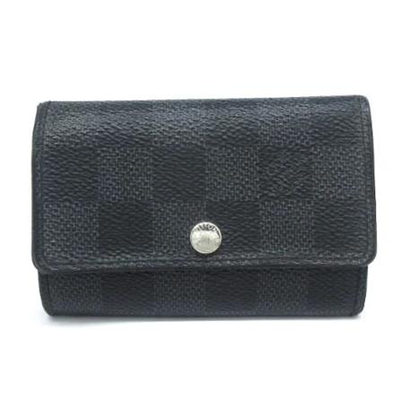 Louis Vuitton Vintage Pre-owned Canvas ngleholdere Sort, Dame Vintage Accessories, Størrelse: ONE Size