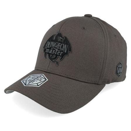 Critiql Hit - Harmaa flexfit Lippis - Dungeon Master Dragon Wooly Combed Dark Grey Flexfit @ Hatstore