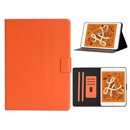 iPad Mini (2019) enkelt läderfodral - Orange