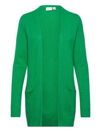 Viril Open L/S Knit Cardigan - Noos Strikkegenser Cardigan Grønn Vila*Betinget Tilbud