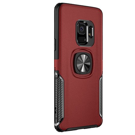 Praktiskt Skal med Ringhållare - Samsung Galaxy S9+