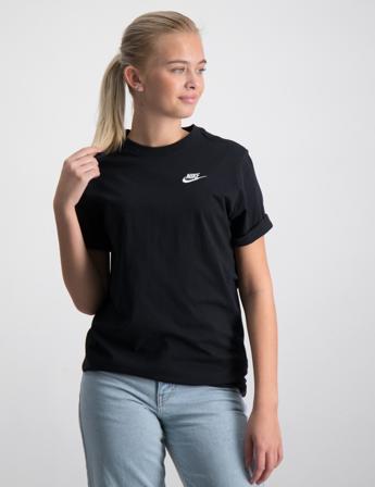 Nike K NSW TEE EMB FUTURA Zwart T-shirts Meisjes - Kids Brand Store