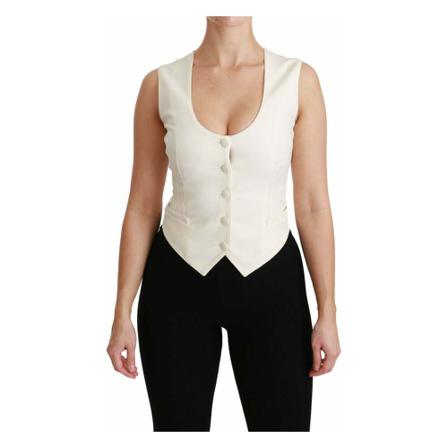 Dolce & Gabbana Suit Vests Hvid, Dame