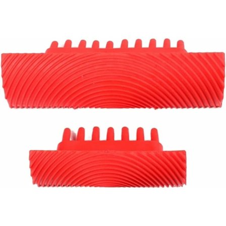 2 kpl Kumipuun syymaalaustyökalut Puujäljitelmä Kuvio Tekstuuri Seinä DIY Sivellin Maalaustyökalu Kodin sisustus