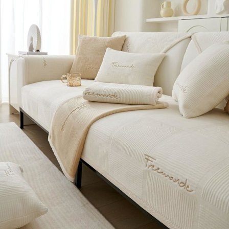 Sofföverdrag / Pläd, Soffpläd, Varm Supermjuk Fleecefilt Sofföverdrag för Soffa L-Form/U-Form/Hörnsoffa 3-/2-/1-Sits