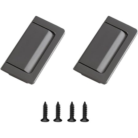 2x Handtag i Zink-Legering Osynliga Handtag Köksknoppar Köks,ZQKLA