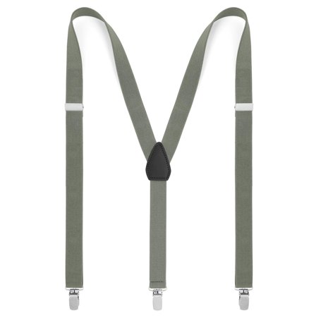 Slanke Trækulsgrå Seler til mænd - Clip-on seler