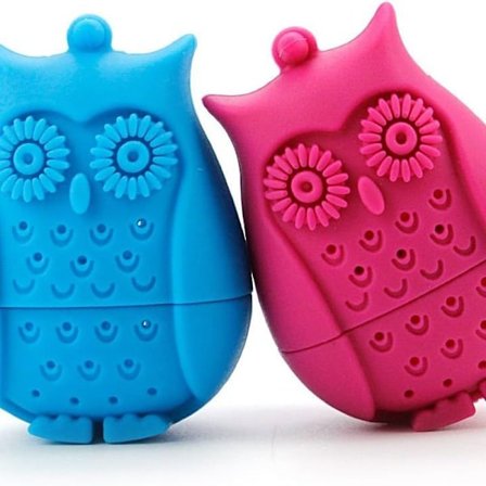 2 stk. løs te-infuser - Genanvendelig silikone løs te-si