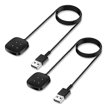 2 st Ersättningsladdare för --4-sense-2--3-sense Kabel Usb-kabel Sladd Snabbladdning Smartwatch