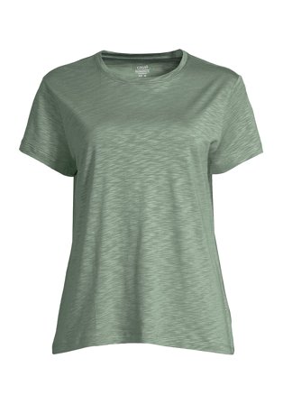Casall Soft Texture Tee Dusty Green 36, Tøj & Bolig, Træningstøj, Træningsbluser