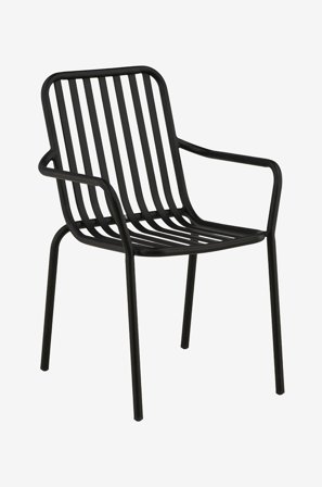 Venture Home - Spisebordsstol Peking 2-pak - Sort - Spisestole - Fra Homeroom