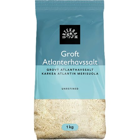 Urtekram Havsalt GroAtlantisk 1 kg, Helse & Madvarer, Krydderier, Salt