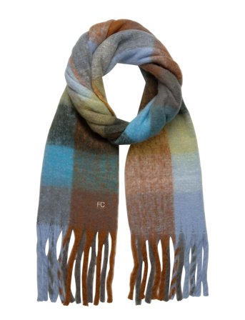 French Connection | Fc Fluffy Check Scarf | ONE SIZE