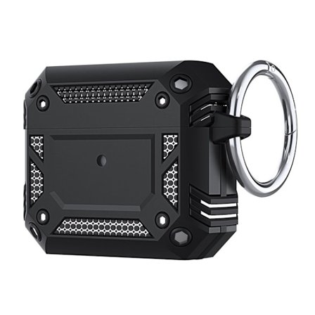 Högkvalitativt AirPods 3 skal - Svart