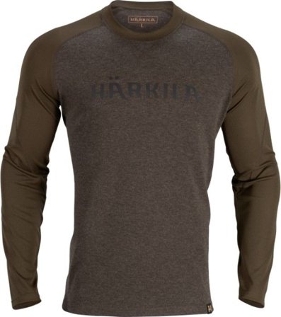 Härkila M's Metso Long Sleeve T-Shirt Willow Green - Underställströjor