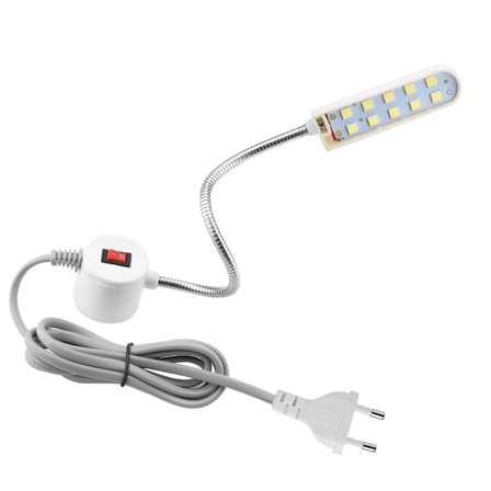 10Beads SMD LED-ompelukone lamppu LED-magneetti ompelukone valo 6W