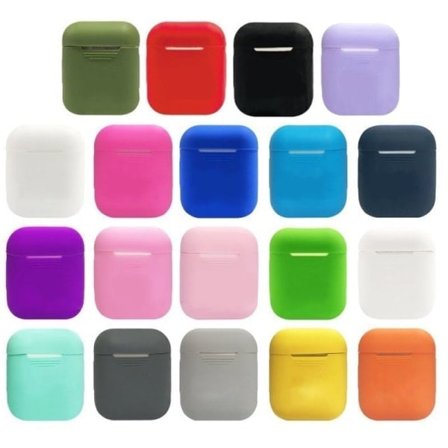 AirPod 1/2 Silikonfodral / Silikonskal - Välj färg Ljuslila