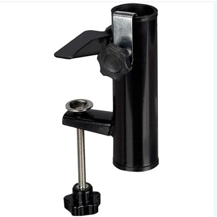 Balkongparasollhållare, trädgårdsparasollfäste, bord balkongparasollhållare klämma parasoll dekorativt fäste