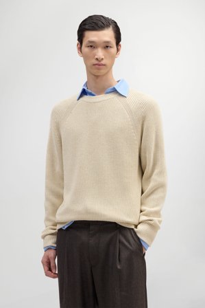 Jacobo Tröja Herr Vit Bomull