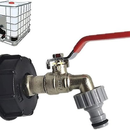 1/2" slangekobling, avløpstank