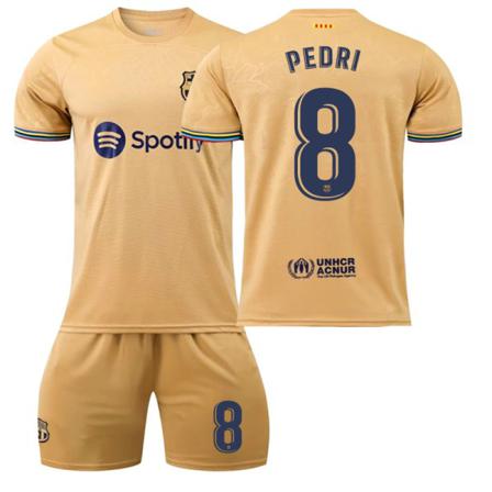 2223 Barcelona Borta Fotbollströja Nr 8 Pedri Jersey Without Socks 2xl(185-195cm)