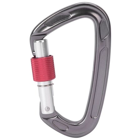 7075 Flyaluminium Master Lock Karabiner D-ring Sikkerhetsbeslag Sikkerhetsutstyr Utstyr for Utendørs Klatring Camping Grå
