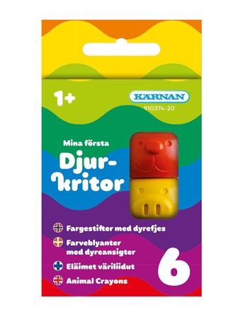 Kärnan | Mina Första Djurkritor | ONE SIZE