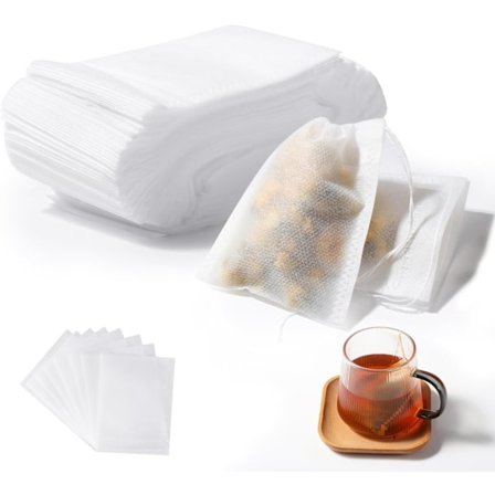 400 Teposer med snor, 7 x 9 cm