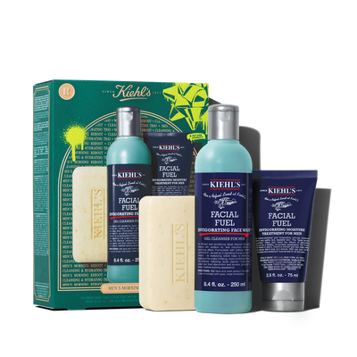 Kiehl's Men's Morning Reboot Gaveæske, Skønhed, Hudpleje, Ansigtspleje, Hudpleje til mænd