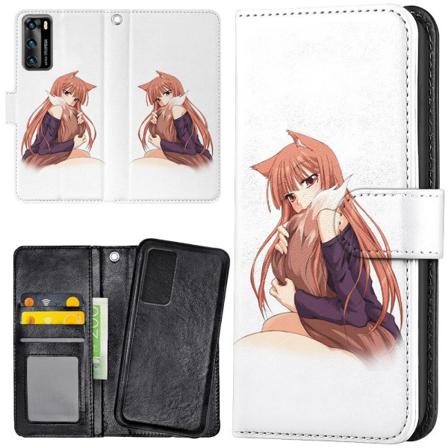 Huawei P40 Pro - Mobilfodral Anime Multifärg