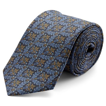 Brooklyn Silk Brux Tie for Men - Patterned Ties