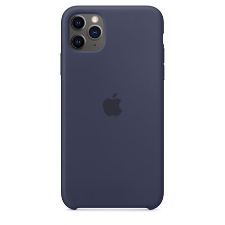 Apple Silicone Case för iPhone 11 Pro Max - Midnight Blue
