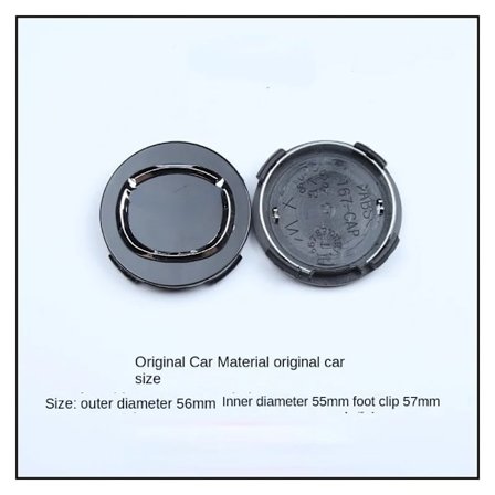 4 stk. Bil Nav Senterkopp 52mm 56mm Felg for Mazda 3 6 CX4 CX5 CX6 Family323 Axela Atenza Bilhjul Modifikasjon Reservedeler