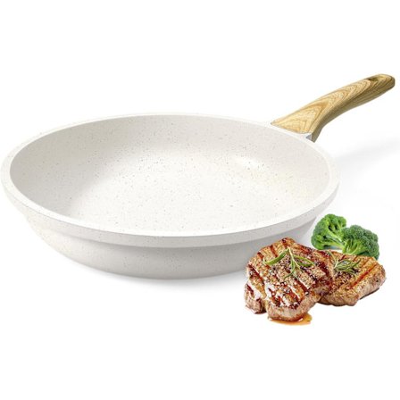 Non-stick stegepande (24 cm) Sund og giftfri, egnet til induktion, PFAS- og PFOA-fri, tåler opvaskemaskine