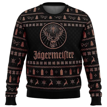 Jagermeister Ful Ugly Joulupaita Miesten 3D-Huppareita 2 2