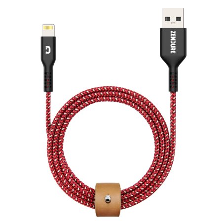 Zendure SuperCord Lightning Cable 1m electronic accessories Red OneSize