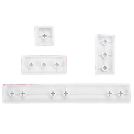 DIY Sakura-mönster Tangentknappar Mellanslagstangent ESC-tangent Enter-tangent Numpad Enter-tangent för Mekaniskt Tangentbord (4 st, Sakura-mönster)
