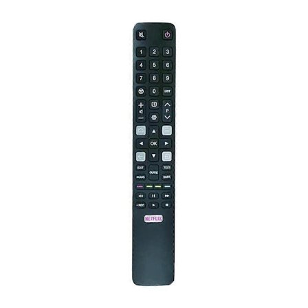 Erstatningsfjernbetjening TCL RC802N til TCL TV, TCL Thomson fjernbetjening til TCL Smart TV [db]